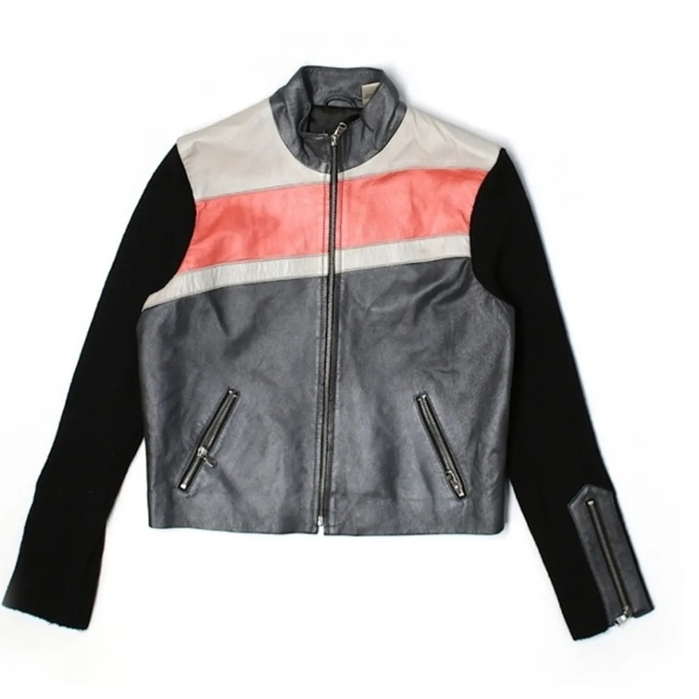 Pandemonium Genuine Leather Full Zip Jacket